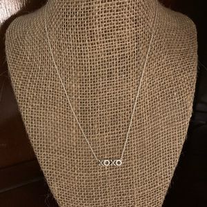 Stella & Dot Silver XO earrings